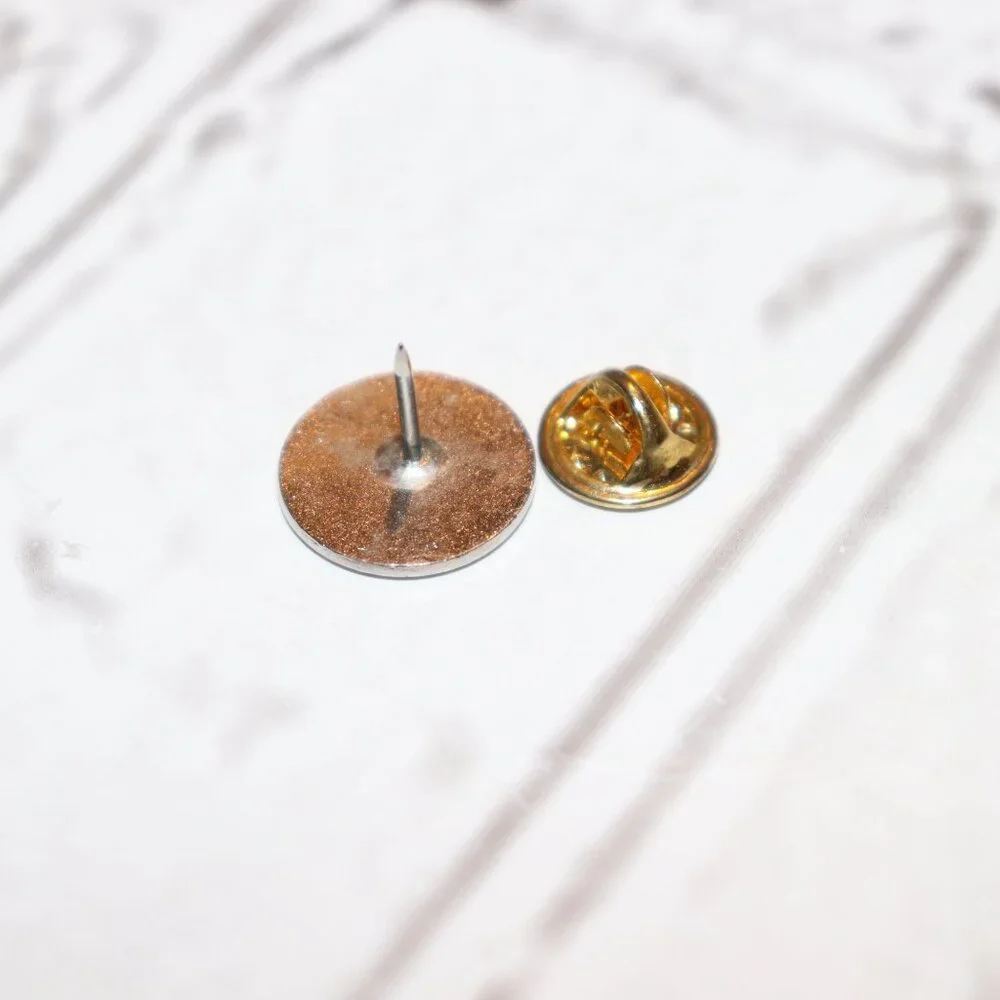 🔧❤️ Silver & Red Skill Trades UAW Lapel Pin (⅝